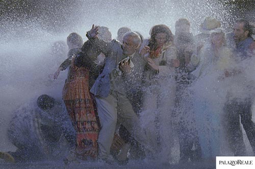 Car with driver Milan: performance by Bill Viola Car with driver Milan: performance by Bill Viola at Palazzo Reale