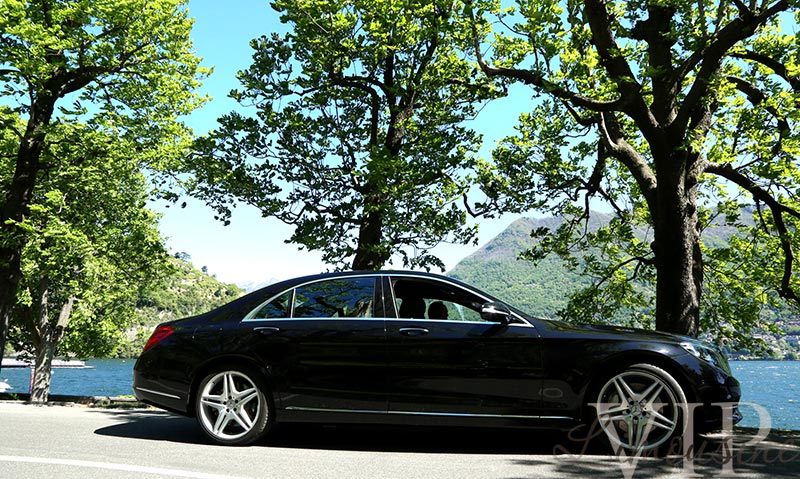 Mercedes at Como Lake