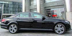 Mercedes E-Class 220 Premium with driver