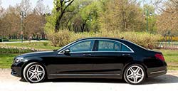 Mercedes S-Class 350 SEL with driver, Milan