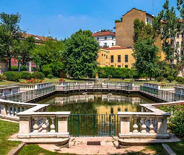 In search of the secret places in Milan: The Guastalla Gardens