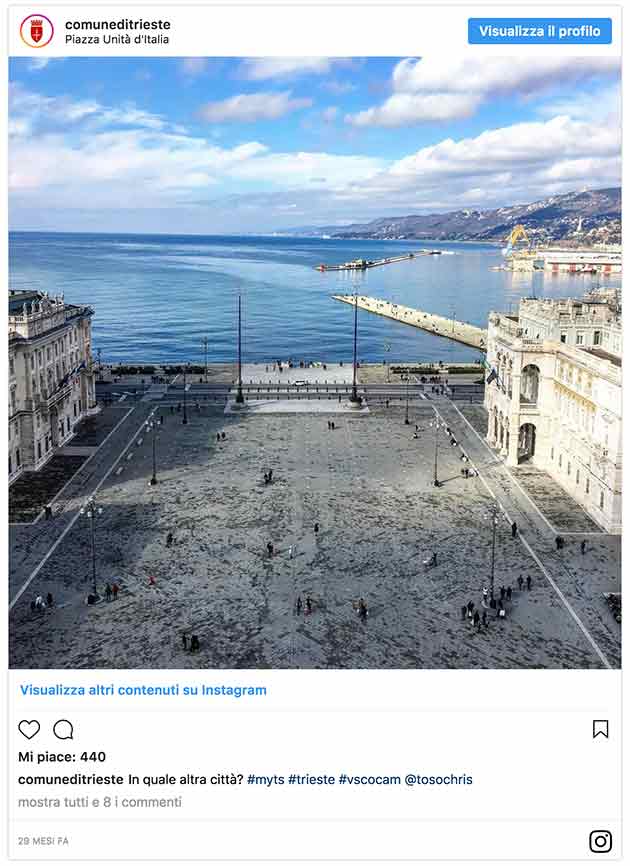 What to visit in Trieste: Piazza Unità and Molo Audace