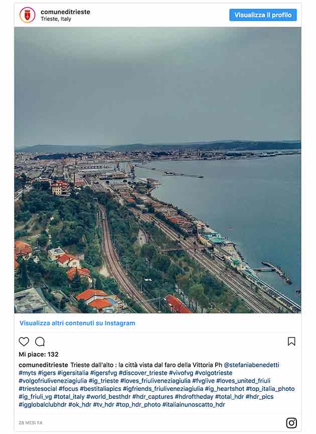 What to visit in Trieste: Vittoria Light