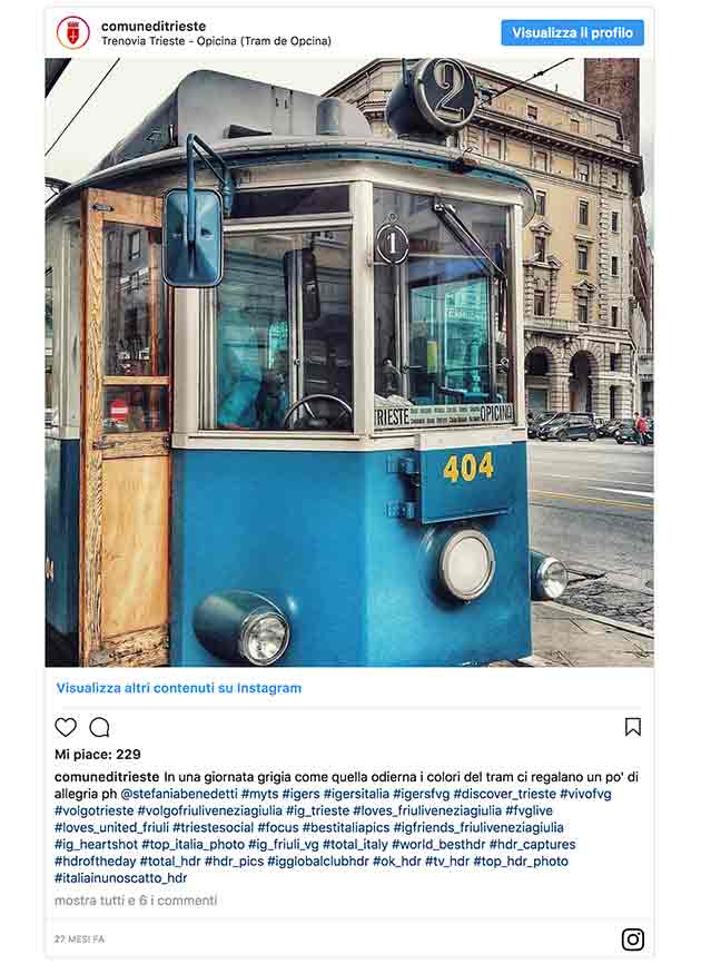 What to visit in Trieste: The Opicina Tram