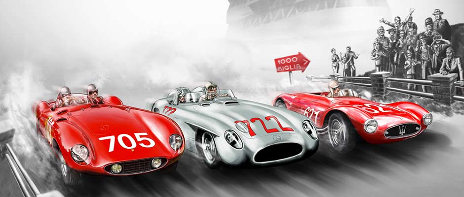 The Mille Miglia race 2017