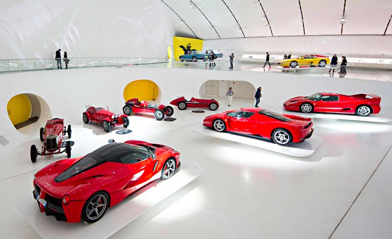 Motor Valley - Interior of the Enzo Ferrari Museum