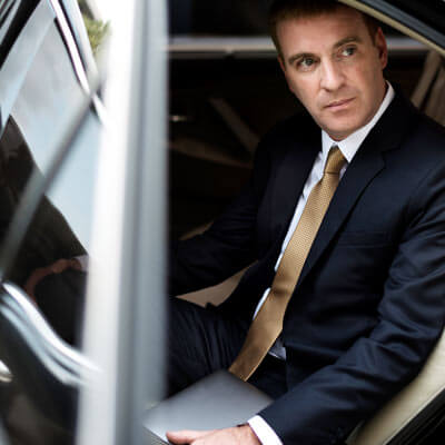 Rent a car with driver milan for business event