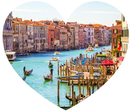 Romantic weekend breaks for St. Valentine: Venice
