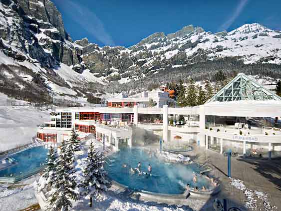 Visit the snowy Switzerland: Leukerbad in a luxury car with driver! Visit the snowy Switzerland: Leukerbad in a luxury car with driver!